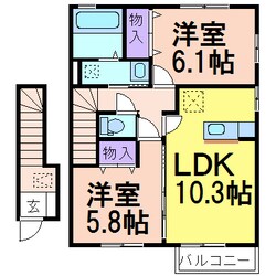 プランドールS　Ｂ棟の物件間取画像